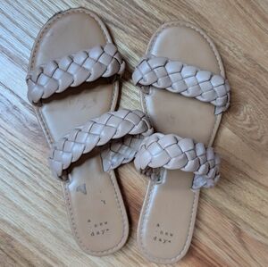 Women's Braided Tan Sandals